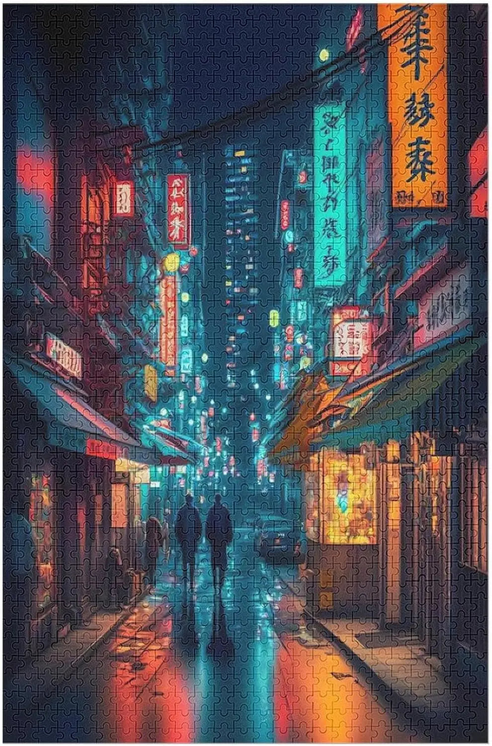 Tokyo Japan Jigsaw Puzzle 300/500/1000Pcs Wooden Puzzle for Bedroom Gameroom Livingroom Decor Holiday Birthday Gift