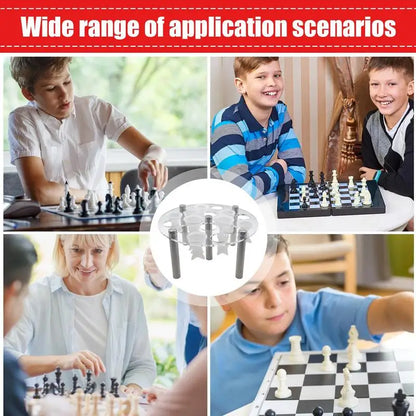 Chess Piece Mold Holder Acrylic Chess Piece Holder 5 Leg Supports Stand For Epoxy Resin Molds Chess Accessories For Casting