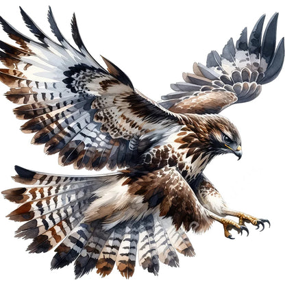 Three Ratels QN20 soaring eagle wall sticker art for home decoration