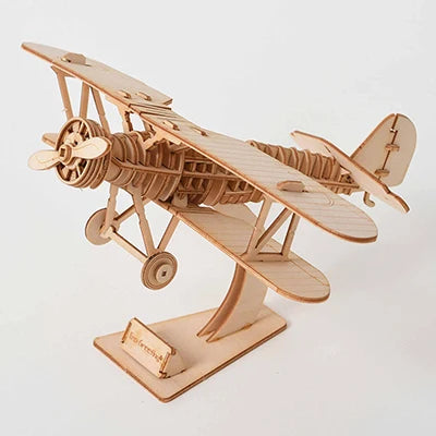 Children 3D Wooden Puzzle Simulation Animal Assembly Skeleton Model Toy for Kids DIY Hands Craft Wood Puzzle Games Building Kit