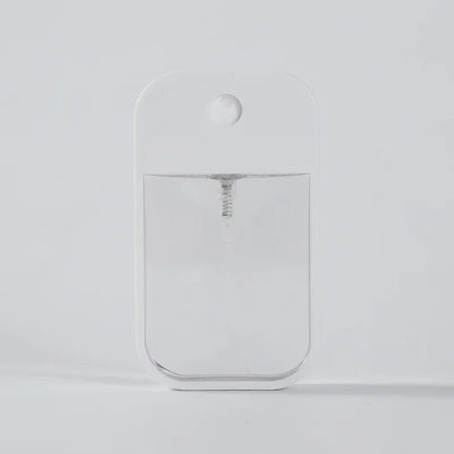 Portable Square Perfume Spray Bottle 45ml Alcohol Watering Hand Sanitizer Refillable Silicone Set Makeup Atomizer For Traveling