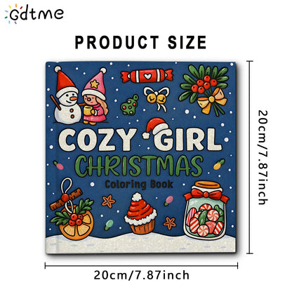 COZY GIRL CHRISTMAS Coloring Book Montessori Gift Educational Graffiti Painting Book Drawing Games Toys Christmas Perfect Gifts
