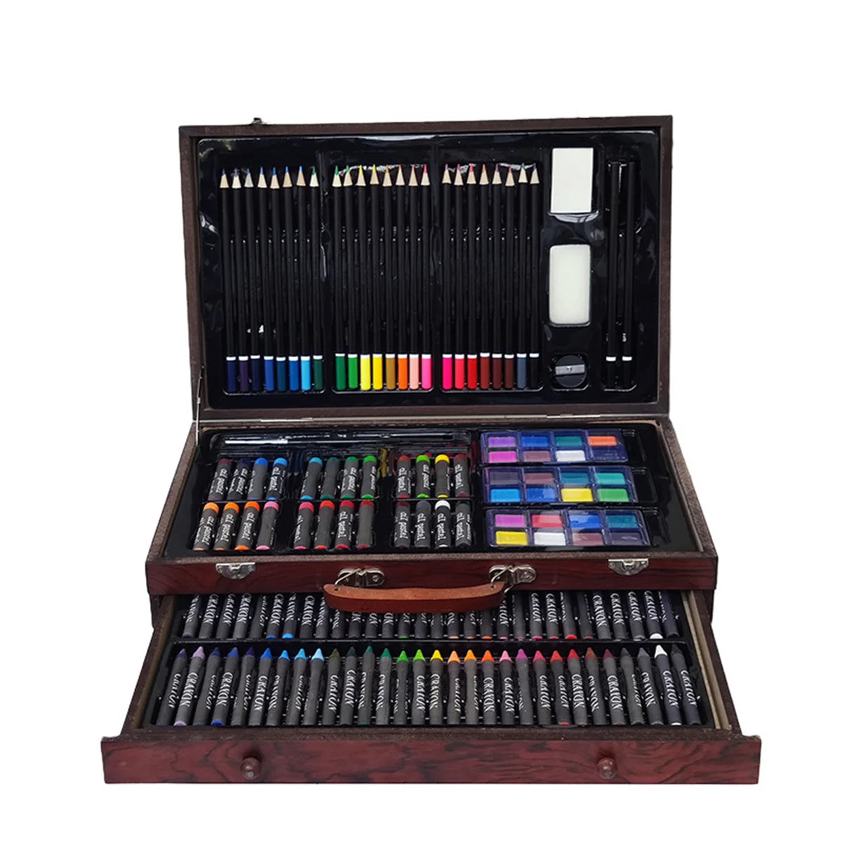 140pcs/Set Painting Drawing Art Set Paint Brushes Markers Watercolor Colour Pen Watercolor Pencils Art Supplies Kids Gift