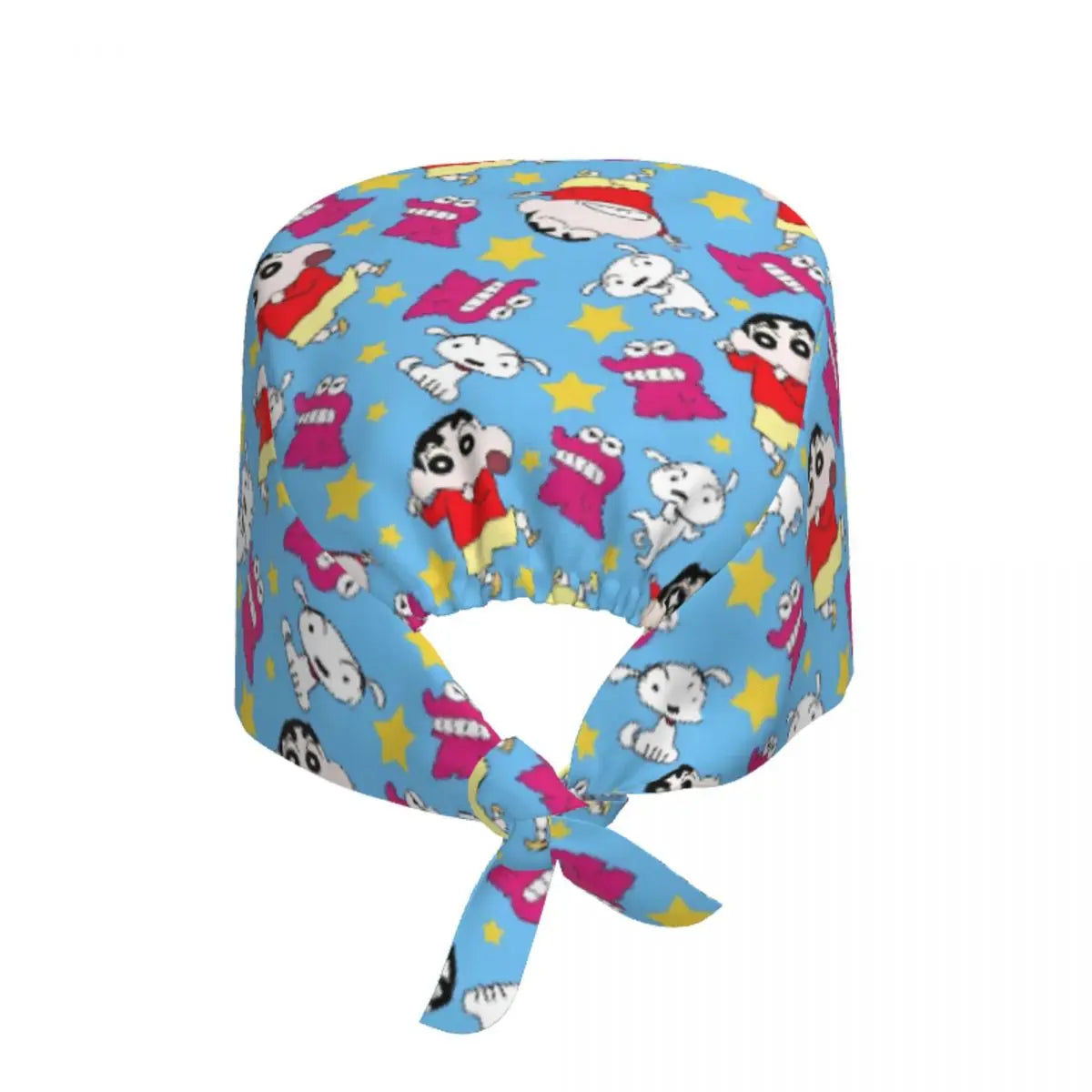 Custom Crayons Shin-chans Cute Anime Scrubs Cap Surgical Hats Women Men Operating Room Cap Nursing Cap Lab Works Hat