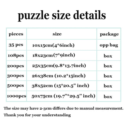 Disney Mickey Mouse and Friends Puzzles 108/200/300/500/1000 Pieces Disney Castle Jigsaw Puzzles Intelligence Game Toys