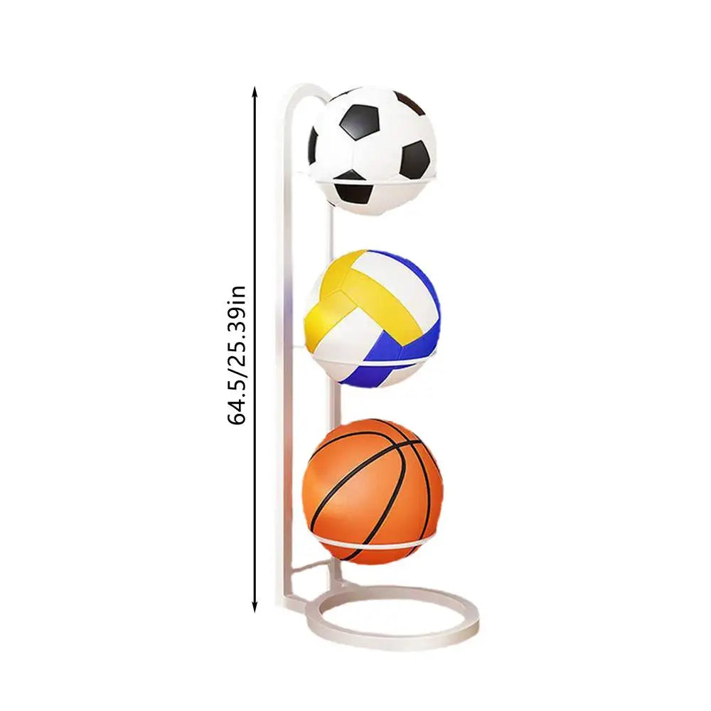 5 sizes Multi-Layer Basketball Storage Rack Football Display Shelf Kindergarten Volleyball Stand Holder Cast Iron Stand Display