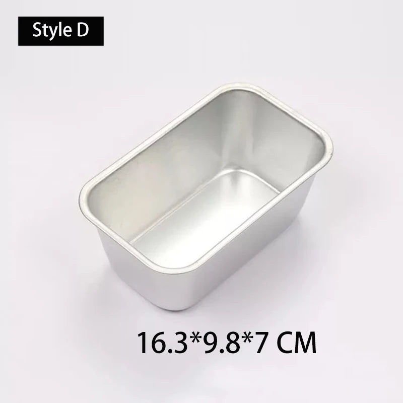 Kitchen Bread Baking Loaf Pan Cake Mold Non-Stick Aluminum Alloy Rectangle Bread Pan Homemade Bread Baking Mold Bakeware Tools