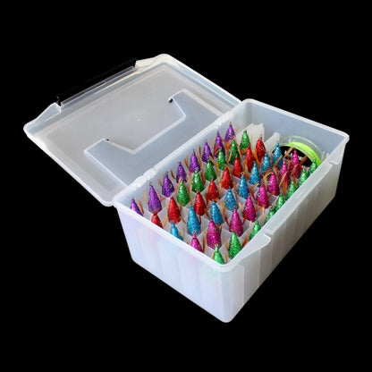 [ "Hard Plastic Fishing Tackle Organizer Box Minnow Squid Jig Bait Container", "Sea Egi Box Organizer for Fishing Tackle Lure To