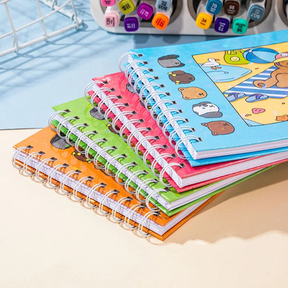 1Pc Cute Animal Coloring Book Kids Animal Theme Graffiti Painting Book Bobbie Goods Coloring Book Students Gifts random color