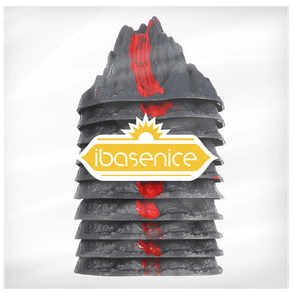 10 Pcs Volcano Model Toy Artificial Decorations Plastic Simulation Adornments Models Toys