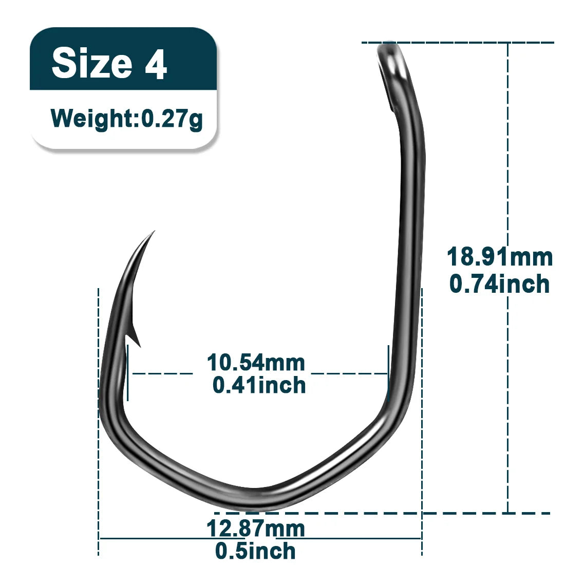 9KM 50~200Pcs PTFE Coating Sharp Fishing Hooks High Carbon Fishing Barbed Carp Hooks, Fishing Tackle Accessories