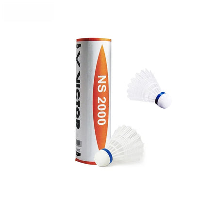 VICTOR NS-3000 Badminton uttlecos Nylon Training Durable Windproof Carbon Sound Resistant 6 Pieces Set Medium Speed