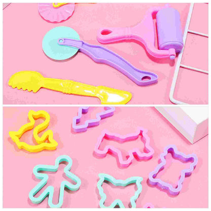 Dough Tools Molds Clay Playdough Mold Kids Tool Animal Kit Modeling Baking Set Toys Plastic Play Press Sand Rolling Accessories