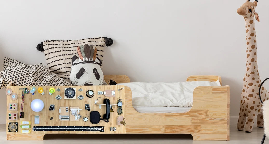 Busy Board Montessori DIY Wooden Accessories Early Education Toys Learning And Education Exercise Hand-On Ability Children's Toy