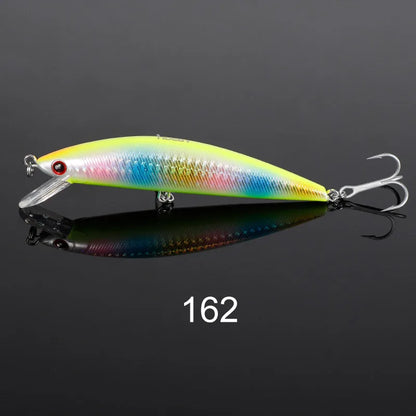 Noeby 120mm 44g Heavy Sinking Minnow Fishing Lure Long Casting Wobbler Artificial Hard Bait for Sea Bass Saltwater Fishing Lure