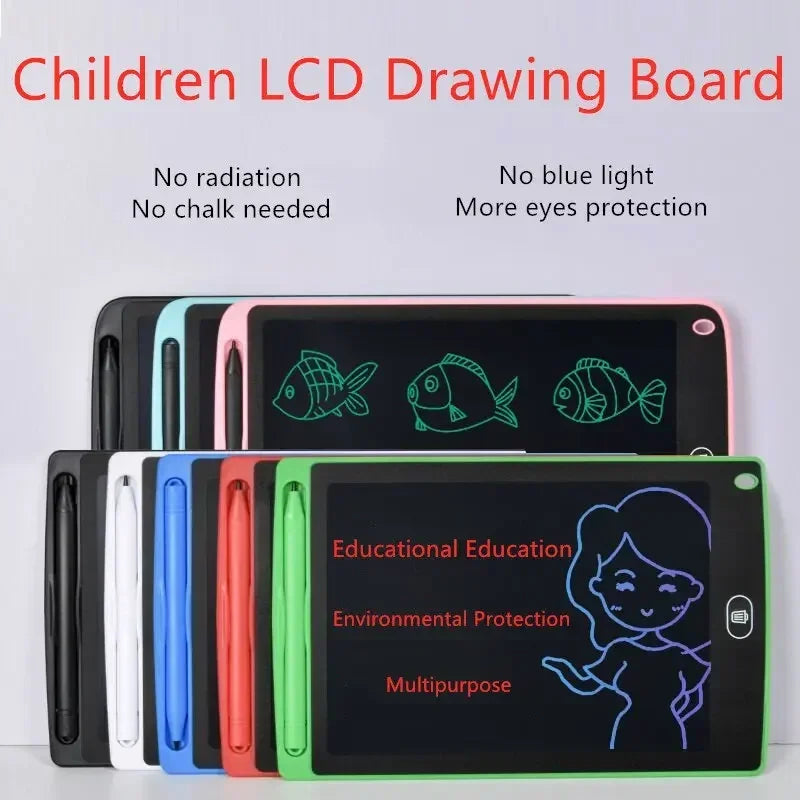 4.4/6.5/8.5/10/12 inch LCD Drawing Tablet For Children Toys Painting Tools Electronics Writing Board Boy Kids Educational Toy