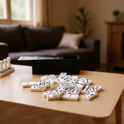 1 Set 1:12 Dollhouse Accessories Miniature Domino Model Building Learning Educational Toy Dot Dominoes Board Game