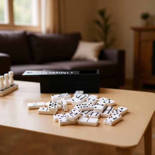 1 Set 1:12 Dollhouse Accessories Miniature Domino Model Building Learning Educational Toy Dot Dominoes Board Game