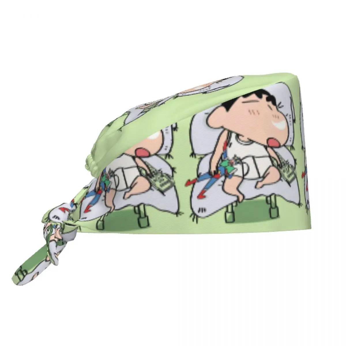 Custom Crayons Shin-chans Cute Anime Scrubs Cap Surgical Hats Women Men Operating Room Cap Nursing Cap Lab Works Hat