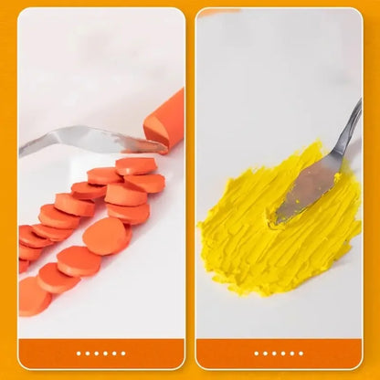 Soft Oil Crayons Premium 1 Set in 48 Classic & Macaron Colors , Medium Nib, Bright Cream Texture for Art Painting,Oil Painting