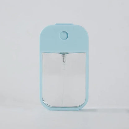 Portable Square Perfume Spray Bottle 45ml Alcohol Watering Hand Sanitizer Refillable Silicone Set Makeup Atomizer For Traveling