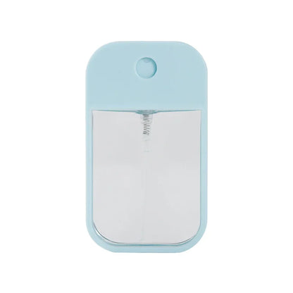 Portable Square Perfume Spray Bottle 45ml Alcohol Watering Hand Sanitizer Refillable Silicone Set Makeup Atomizer For Traveling