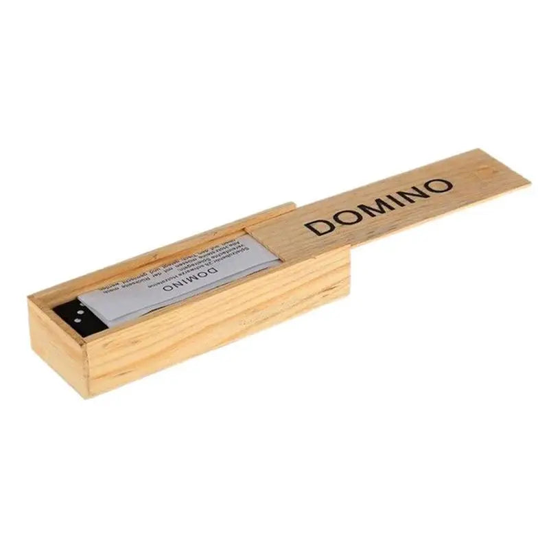 28pcs Wooden Domino Board Game Teaching Aids Table Game Domino Toys Kid Children Educational Toys For Children Gifts Dominoes