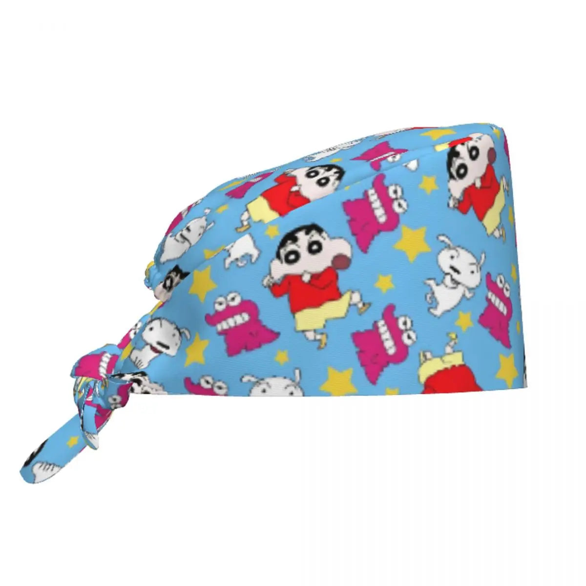 Custom Crayons Shin-chans Cute Anime Scrubs Cap Surgical Hats Women Men Operating Room Cap Nursing Cap Lab Works Hat