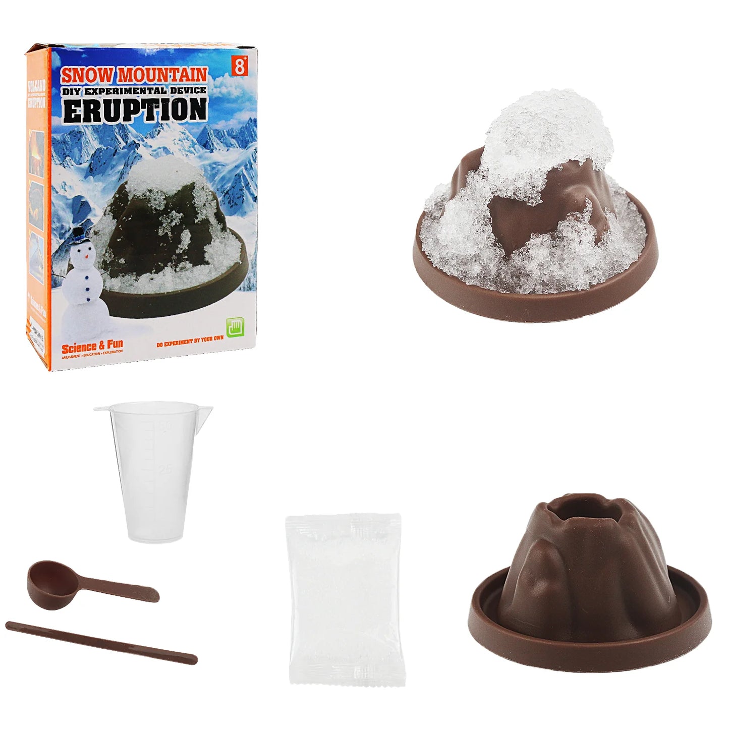 DIY Science Experiment Set, Learning Volcano Eruption Physical Chemical Experiment Kit, Technology Production Science Toy