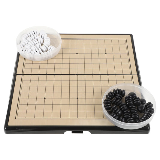 Game Boards for Adults Chess Kit Checkerboard Go Portable Chinese Plastic Games Checkers