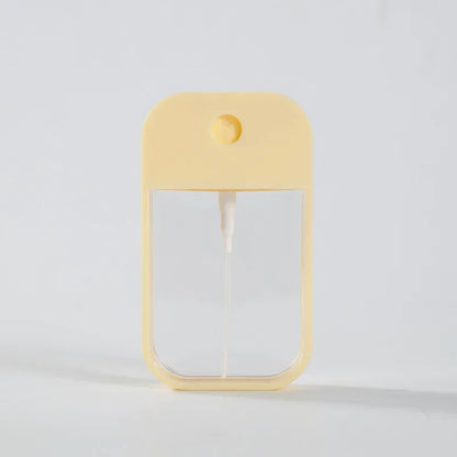 Portable Square Perfume Spray Bottle 45ml Alcohol Watering Hand Sanitizer Refillable Silicone Set Makeup Atomizer For Traveling