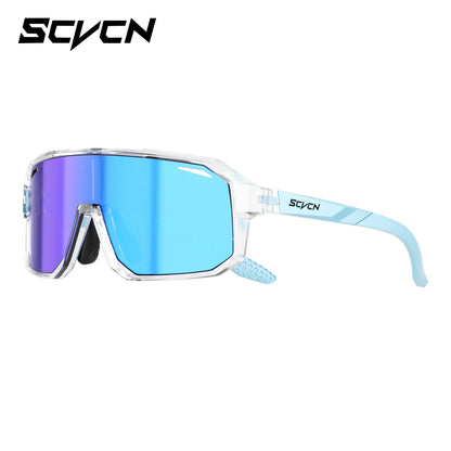 SCVCN Children Cycling Glasses Kids Outdoor Sports Sunglasses UV400 MTB Bike Eyewear Girls Boys Camping Fishing Golf Accessories