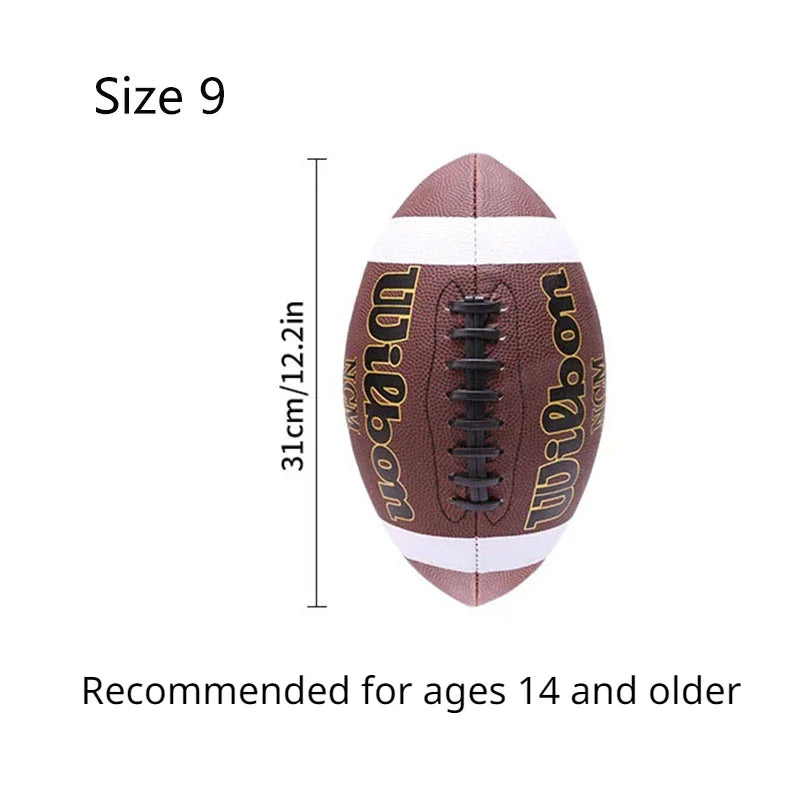 American Football Soccer Rugby Association Football Footy Ball Size 3 6 9 Sports Football Adult Kid Group Training Game Supplies