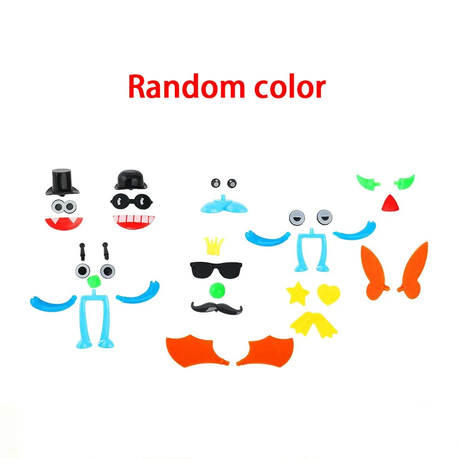 Playdough Molds Dough Accessories Handicraft Toys Cutter Roller Hat Eyes Nose Plasticene Models Kindergarten Kids DIY Crafts