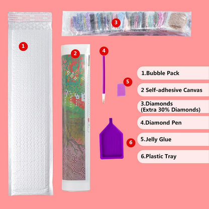 Huacan New Arrivals Diamond Painting Crown Letters  Full Drill Mosaic Butterfly Alphabet Art Wall Decor For Home Craft Kit