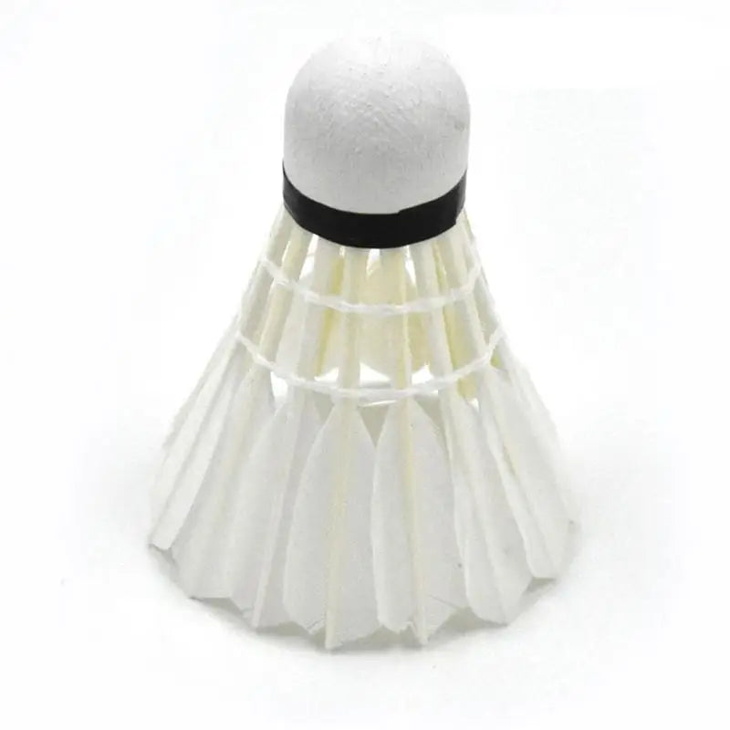 12Pcs/lot Badminton Natural Duck Feather Balls Training Badminton White Feather Shuttlecock For Sports Practice Equipment