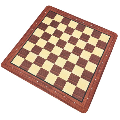 Large 48cm/18.9inch chess board, specially designed for competitions, foldable and rollable soft rubber chess checkers board