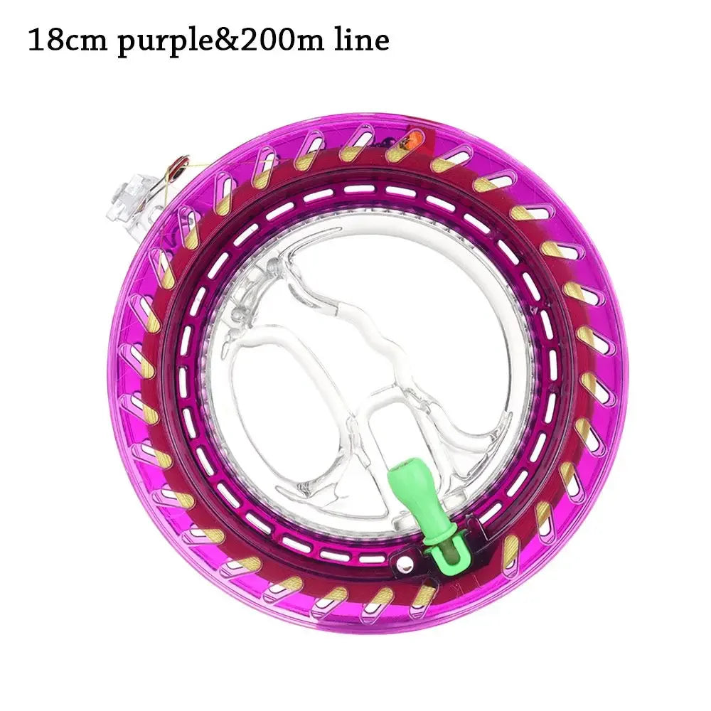 1PC Hot Sale Outdoor Kite Line Winder Winding Reel Grip Wheel Kite Flying Tool Plastic Twisted String Line Wheel Kids Fun Toys