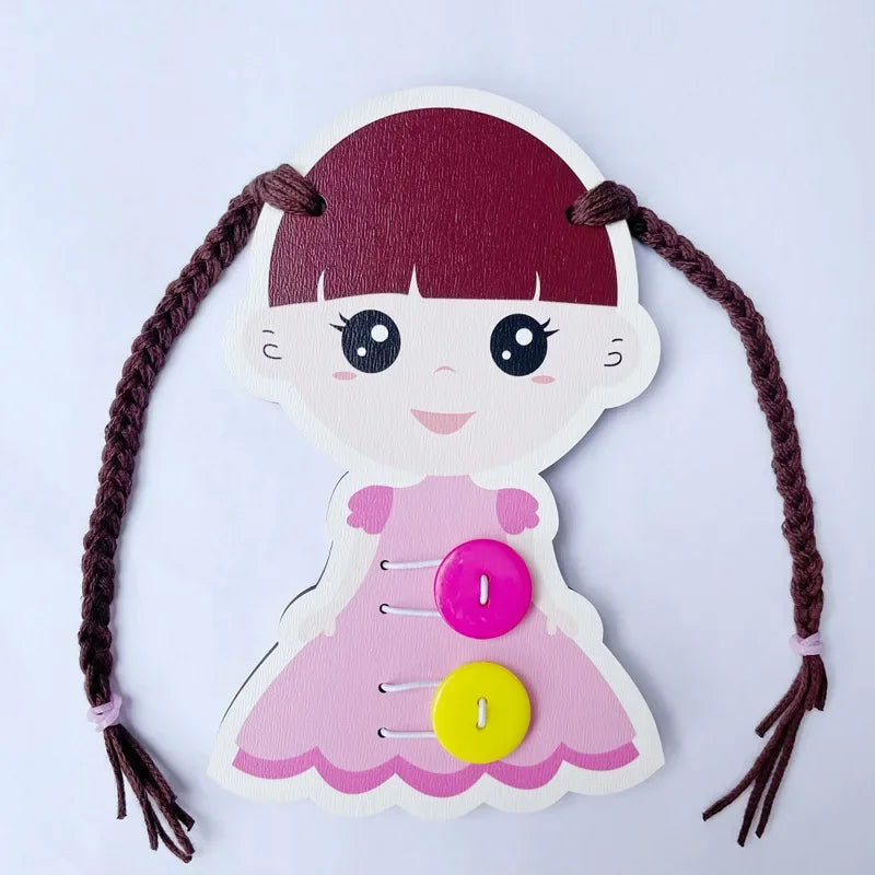 Busy Board Montessori DIY Wooden Accessories Early Education Toys Learning And Education Exercise Hand-On Ability Children's Toy