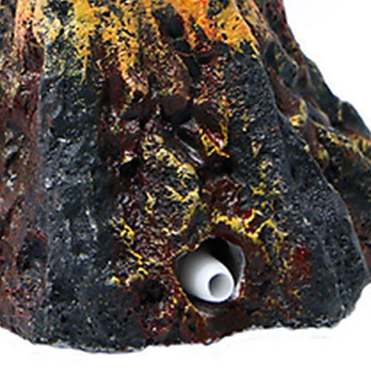 Simulation Volcano Aquarium Landscaping Rockery Aerator Bubble Stone Oxygenation Tool for Fish Tanks Accessories with Air Pump