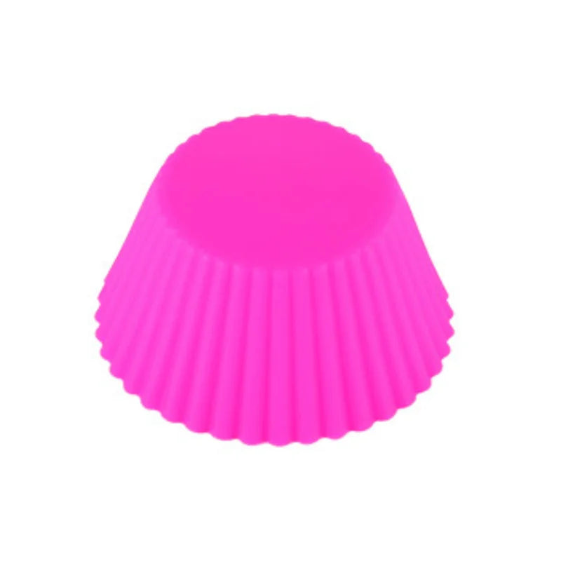 1-24Pcs/Set Silicone Cake Mold Round Shaped Muffin Cupcake Baking Molds Kitchen Cooking Bakeware Maker DIY Cake Decorating Tools