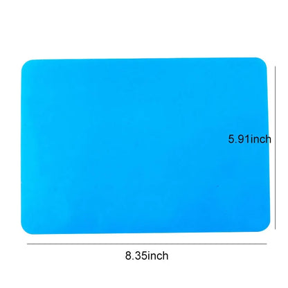 Silicone Mat for Resin Molds, 1 PCS 15.7" x 11.7" Playdough Mat, Silicone Mats for Crafts, Jewelry Resin Molds Mats, for Resin