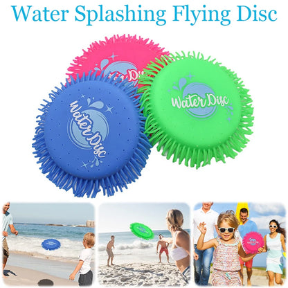 Splash Water Flying Disc Toys Water Toys Flying Spinner Toy for Kids and Adults for Park Beach and Backyard Games