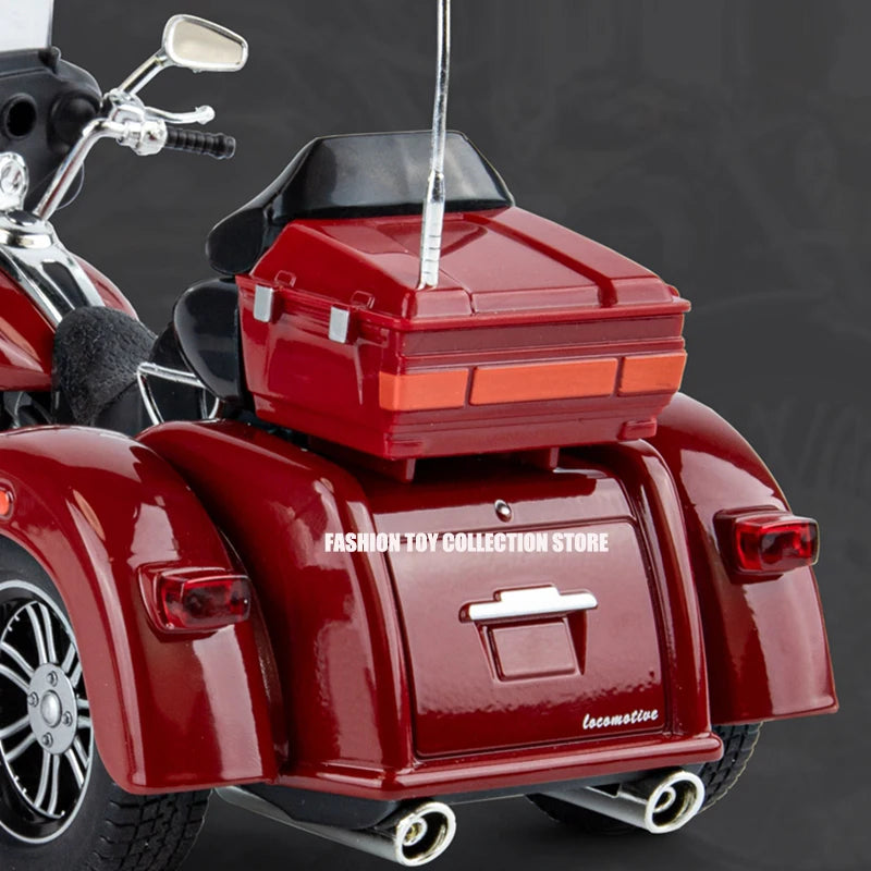 1:9 Technical Harlei DAVIDSON Alloy Car Model Diecast Car Off-Road Vehicle With Light Sound Toys For Kids Gift