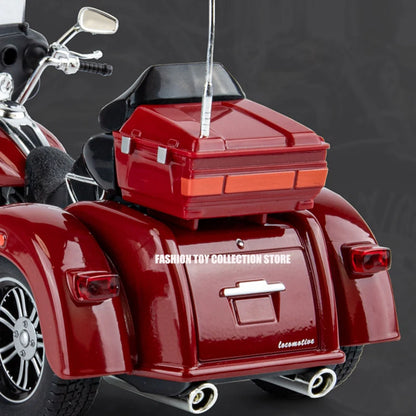 1:9 Technical Harlei DAVIDSON Alloy Car Model Diecast Car Off-Road Vehicle With Light Sound Toys For Kids Gift