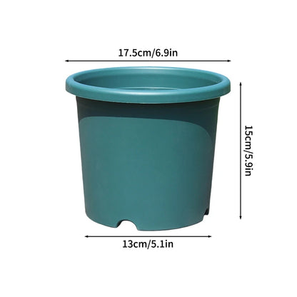 1PC Plastic Flowerpot Thickened Plant Pot for Flowers Shrubs Succulents Breathable Root Control Flower Pot Garden Decorations