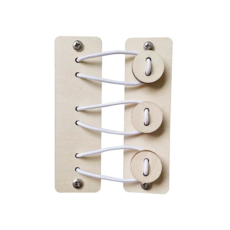 Busy Board Montessori DIY Wooden Accessories Early Education Toys Learning And Education Exercise Hand-On Ability Children's Toy