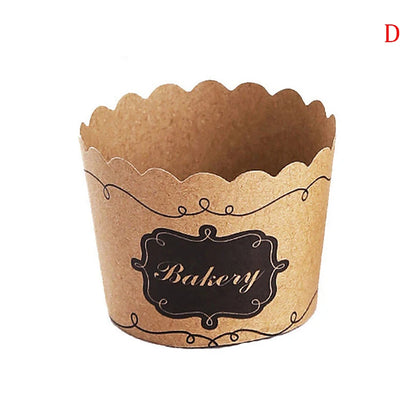 50Pcs Cupcake Paper Cups Wrapper Cake Mold Muffin Cupcake Liners Baking Cup