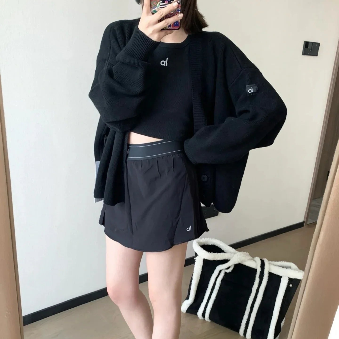 A* Yoga High-end Moisture Wicking Water-cooled Tennis Skirt Women's Quick-drying Breathable Double-layer Sports Pants Skirt