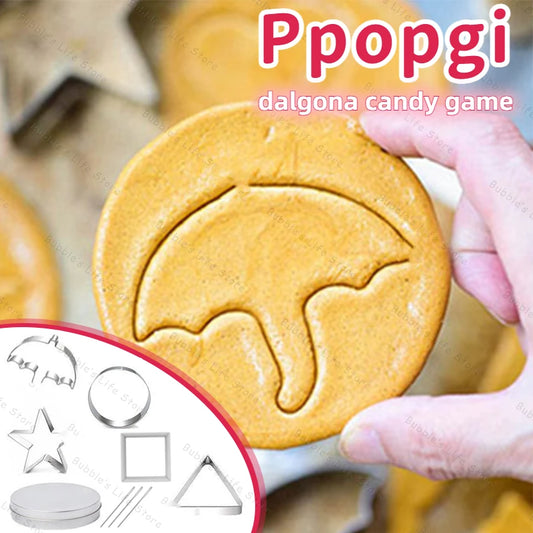 6/4pcs Sugar Cookie Cutter Multifunction Interesting Korean Cookies Game Tools Perfect Gift For Party Candy Game Molds